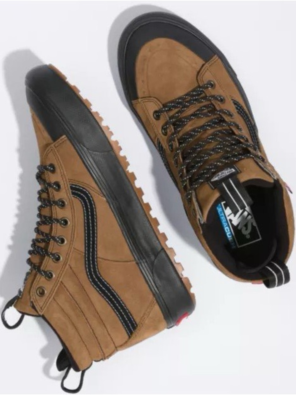 Vans SK8 Hi MTE High-Top Suede sneakers size women’s 9.5 in brown/ black
